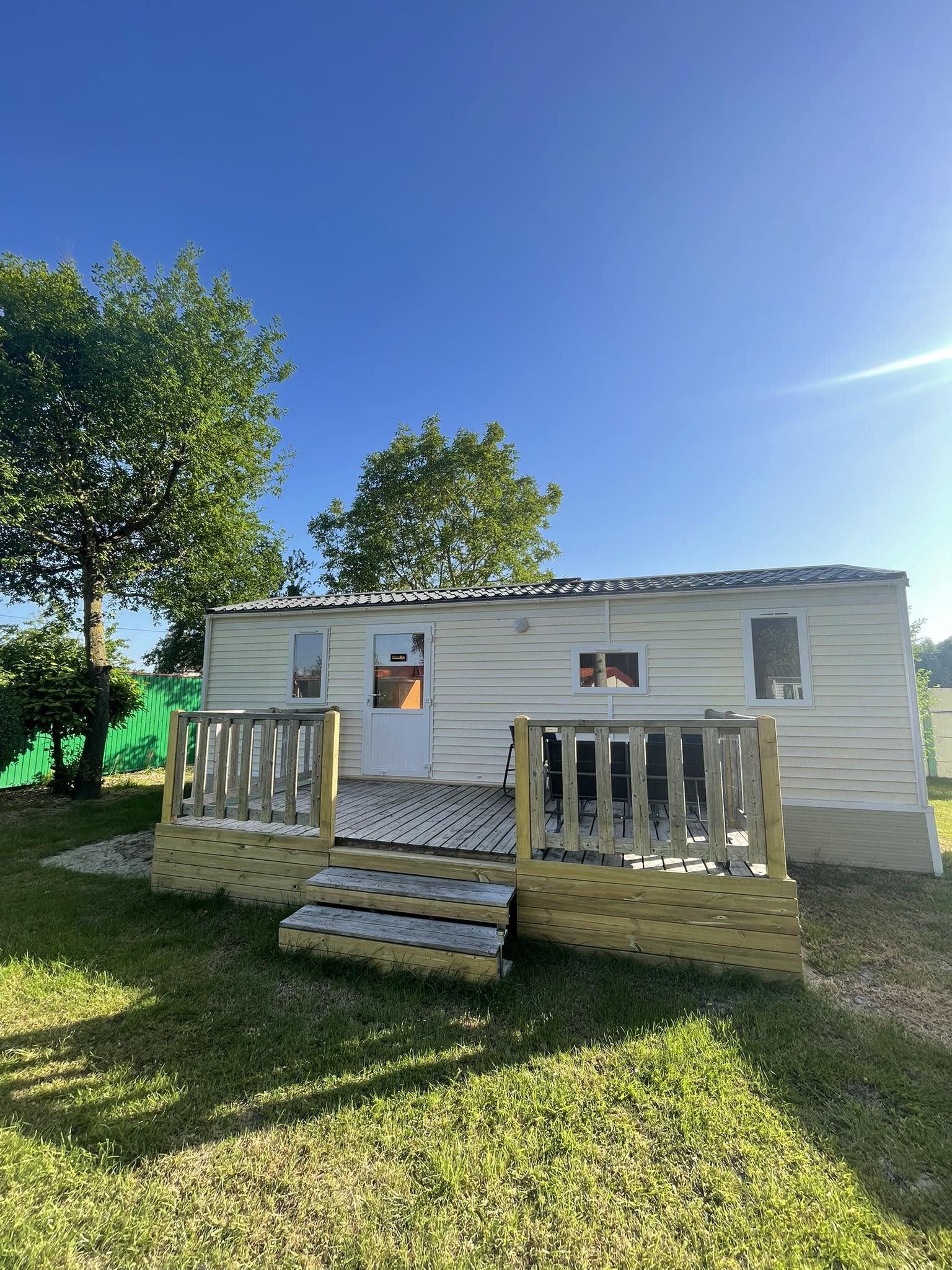 Mobilhome terrasse